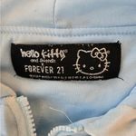 Hello Kitty Forever 21  and Friends x Forever 21 Blue Velour Hoodie Rhinestone Photo 1