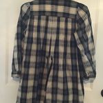 Free People  PLAID TIE BACK SHIRT. 2 Photo 4