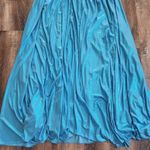 Retrofête Retrofete Tova Dress in Aqua Blue Size Large NWT Metallic Sleeveless V Neck Photo 9