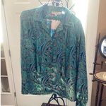 Oscar De la Renta top size 14 Blue Photo 0