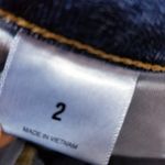 EXPRESS High Waisted Front Slit Maxi Denim Skirt Photo 3