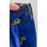 Vintage Pleated Atlantic Star Plaid Luxe Print Midi Skirt size S/M 6/8 small Photo 3