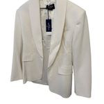ZARA WOMAN SHOULDER PAD BLAZER TUXEDO COLLAR DINNER JACKET Small 7705/460 Photo 5