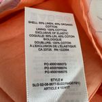 Sunday Best Floral Babydoll Dress size Large Smocked Aritzia Puff Cap Sleeves Orange Photo 9