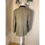 Jones New York Vintage Wool Silk Double Breasted Blazer Velvet Collar Size 12 Photo 3