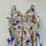 Maaji  Countryside Aurora Floral V-Neckline Maxi Cover Up Dress Size Medium NWT Photo 5