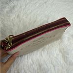 Coach  Color Block Double Zipper Wallet Wristlet Photo 3