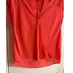 Arden B Red V-Neck Blouse M Photo 2
