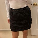 Satin tiered skirt. Xs Photo 5