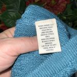 Westbound  Teal Cold Shoulder Crew Neck Cable Knit Sweater Tunic 1X Photo 11