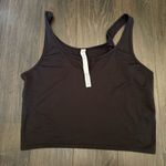 Lululemon Cropped Henley Tank Top Black Photo 1