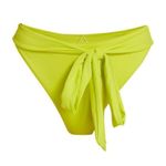 Good American 10 Ways To Wear Bikini Bottom Hi Waist Stretch Neon Yellow 6 US 3X Photo 2