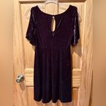 American Eagle Crushed Velvet Velour Flutter Sleeve Party Dress size M NWT Photo 1