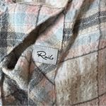 Rails  Brady Button Up Shirt Gauzy Slouchy Sky Haze Plaid Pastel Long Sleeve Sz M Photo 9