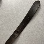 Lauren Ralph Lauren Brown Leather Belt Silver Buckle Distressed Large 1 3/8th" Photo 6