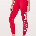 Lululemon NWOT Wunder Under Hi-Rise 7/8 Tight *20Y Collection 25"Dark Red Photo 1
