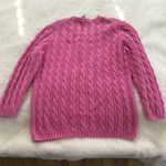 Gap Vintage Cable Knit Cardigan Sweater Pink - Sz S Photo 4