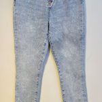 Guess  High Waist Button Fly Stretch Ankle Skinny Jeans Light Wash Blue Womens 27 Photo 0