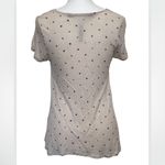 Kensie Dot Super Soft Tee Top Medium Photo 4