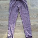 Zyia  Active Purple Don’t Wake Me Waffle Knit Jogger Sweatpants Photo 5
