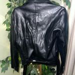 Elodie  Faux Leather Motto Jacket Size Small Photo 4