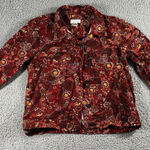 Christopher & Banks  Jacket Women Medium Floral Print Boho Colorful Peasant‎ Photo 0