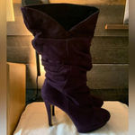 Michael Antonio  suede platform heel boots Photo 2