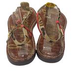 Sam Edelman Gigi sandal Size 10 mixed media snake print toe post sandals Photo 5