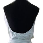 Elegant White Halter Jumpsuit Size M Photo 4