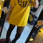 Jerzees Vintage 80s/ 90s mustard yellow SUMMIT HILL High school anthem tee Photo 2