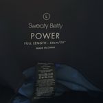 Sweaty Betty  Power Full Length High Waisted Printed Navy Legging Sz L NEW Photo 6