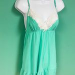 Victoria's Secret Mint Y2K Babydoll Nightie Photo 3