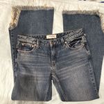 We The Free  WOMENS JEANS 28 WIDE LEG DISTRESS BLUE Photo 4