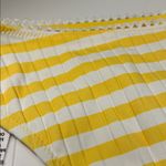 Anthropologie New Solid & Striped lemon strip Daphne bottom size Large yellow white daisy Photo 6