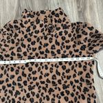 MarleyLilly Elegant Leopard Print Cowl Neck Blouse Photo 9