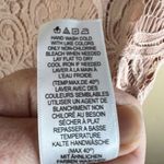 Adrianna Papell Womens Lace Lined Dressy Pale Pink Top Size Large Formal Photo 4