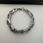 Snake Head Bracelet for Men Women,Streetwear Punk Hip Hop Unisex Style Silver Photo 0