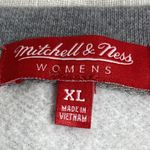 Mitchell & Ness Washington Wizards New! Womens gray  Velour Fleece pullover  XL Photo 3