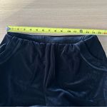 Chico's Black Velvet Pants Elastic Waist Wide Leg Traveler Pull On Sz 1 (8M) USA Photo 8