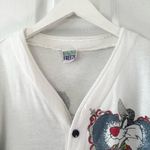 Freeze Vintage 1995 Gangsta Sylvester Baseball Button Down Tee Glitter Cap Large Photo 1