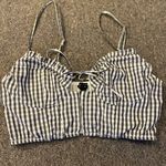 Urban Outfitters Black and White Gingham Women's Top Photo 0