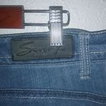 Seven7  10 34x31 Dark Wash Slim Boot Riveted Flap Pocket Jeans Photo 3