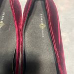 SCARLETT CHASE SUEDE SHOES Burgundy Velvet Heels with Embellishments Red Size 7 Photo 2