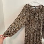 Ralph Lauren NEW NWT LAUREN LRL Plus Size Sheer Animal Print Dress Tan Brown 22W Photo 9