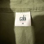 CAbi Green Utility Vest with High Collar and Epaulettes Photo 3