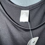 Elegant Black Midi Dress with Sheer skirt Size XL Photo 1