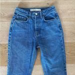 GRLFRND  - The Karolina High Rise Straight Crop Denim Jeans in Blue Photo 1