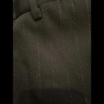 ULTRA OZBEK Made In Italy Striped Dress Pants‎ Sparkly Pinstripe Black US 8 Photo 4