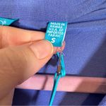 Tori Richard Tori Richards Blue 3/4 Sleeve Mini Dress Womens S Twist Front Bodycon NWT Photo 8