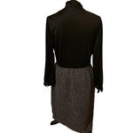 Vintage Diane Roberts Dress Black/Tweed 80’s Size 14/16 Retro Button Fro… Black Photo 6